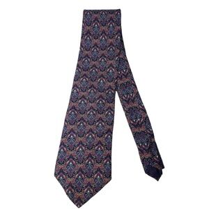 Christian‎ Dior 100% Silk Abstract Pattern Tie Made in USA